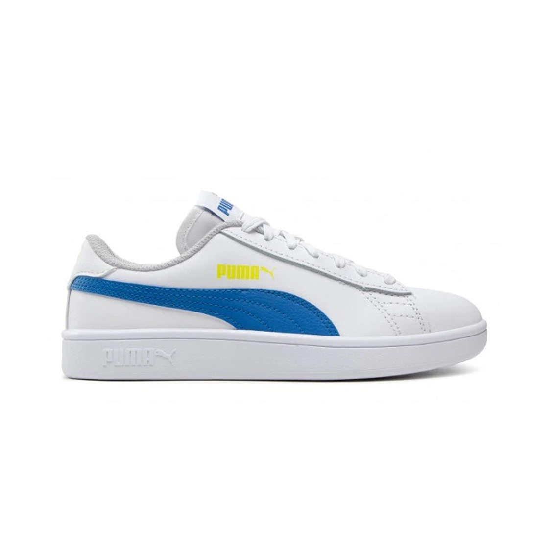 Tenis Puma Smash V2 Blanco Azul