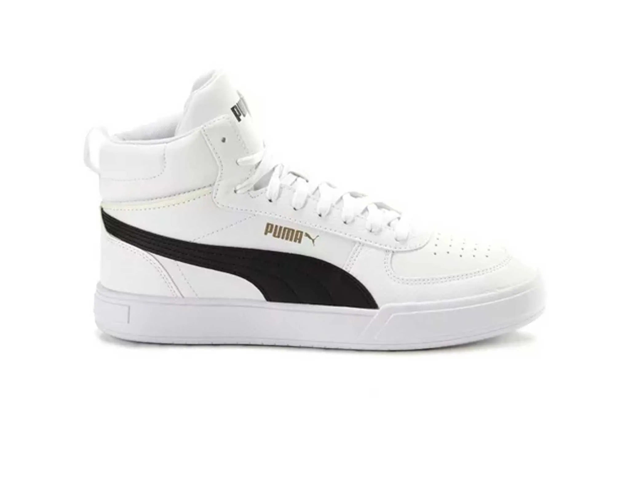 Tenis Puma Caven Mid Blanco/Negro JR