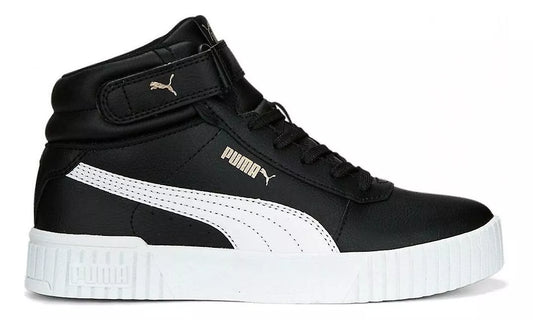 Tenis Puma Carina 2.0 Mid Negro/Blanco