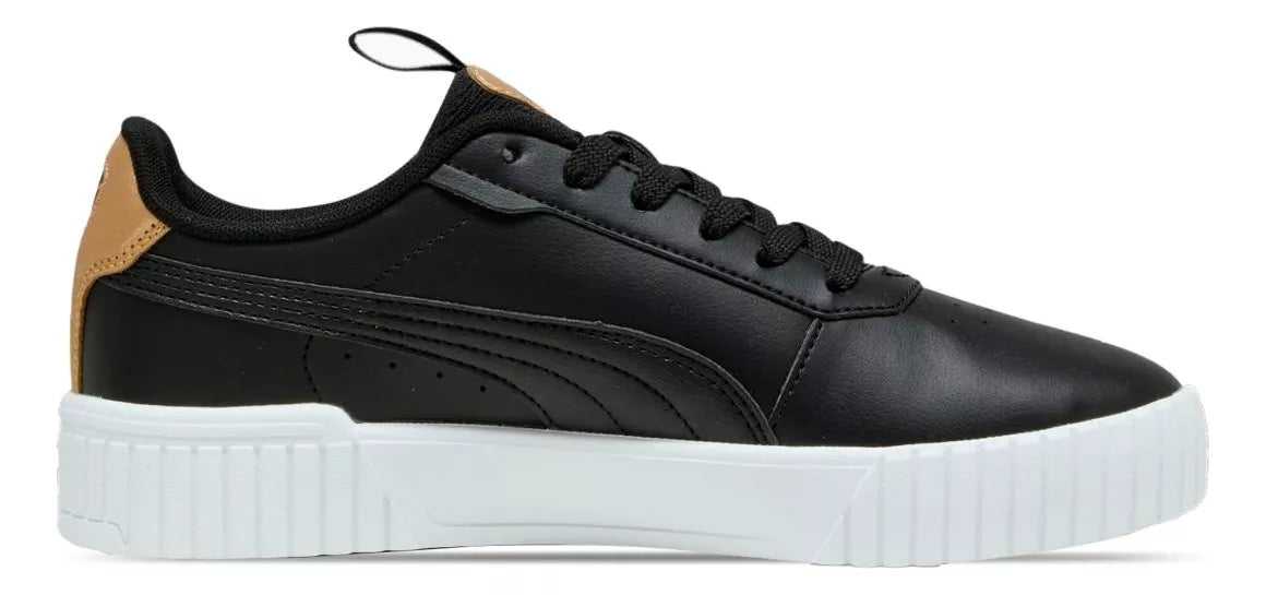 Tenis Puma Carina 2.0 Negro/Dorado