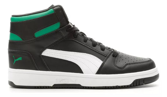 Tenis Puma Rebound Layup Negro/Verde